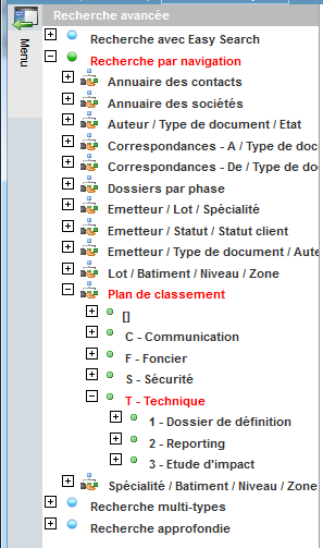 Classer les documents